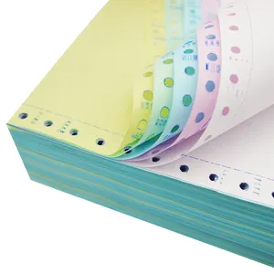 Taille du client 1-6 Plis Continu NCR Carnbonless Papier D'impression D'ordinateur Forme