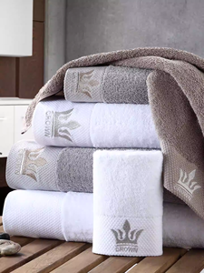 Toallas de Baño Blancas Comerciales de Lujo Personalizadas del Fabricante Yunzhi, 500 GSM, para <span class=keywords><strong>Hotel</strong></span> y Resort, Toalla de Ducha Grande de Algodón - Product Image 1