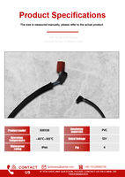 Harnais de câblage électronique JST PH2.0 SH1.0 6 broches blanc E00138, boîtier de connecteur, cuivre nu, isolation en PVC, ordinateur, voiture