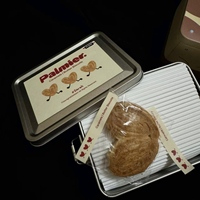 Boîte en fer blanc à double boucle, écologique, recyclable, pour bonbons traditionnels et gâteaux à l'ananas, conteneur métallique de qualité alimentaire, vente en gros