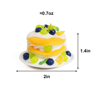 Set de Decoración Creativo de Mini Panqueques de Plástico - Adornos Coloridos con Frutas para Exhibición en el Hogar y Cafeterías - Product Image 6