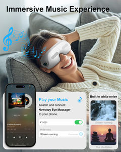 Masajeador de Ojos de aire 2025 de alta calidad 4d Corea calmante Mini portátil cálido pequeña escala azul-diente belleza masaje de ojos portátil Mach - Product Image 3