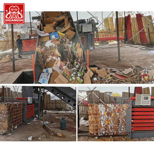 Presse à balles hydraulique horizontale industrielle de <span class=keywords><strong>160</strong></span> tonnes pour le compactage et l'emballage de métaux de rebut OCC - Product Image 6