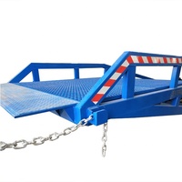 8T 10T rampe de chargement de fret pont d'embarquement mobile conteneur terminal niveleur camion/chariot élévateur quai rampe de déchargement