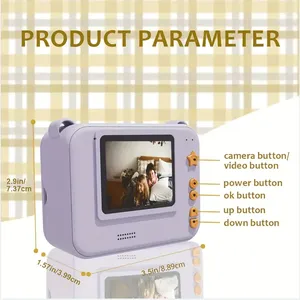 Draagbare Digitale Kinder Mini Thermische Instant Fotoprinter Educatieve Videocamera Speelgoed Mos Imaging Sensor Cadeau Voor Kinderen - Product Image 3