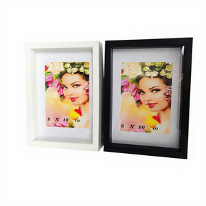 Artwork &amp; Objects <strong>With</strong> Multicolored <strong>Mounts</strong> Black White A3 <strong>A4</strong> Showcase Shadow Box <strong>Frame</strong> - Product Image 1