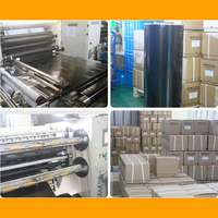 Pita Printer kode batang Transfer termal, pita lilin spanduk Transfer termal warna-warni ukuran kustom 110mm x 300m 110mm x 450m TTR