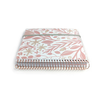 Agenda personnalisé 2025, agenda hebdomadaire, agenda mignon à spirales, luxe rose, personnalisé avec boîte cadeau