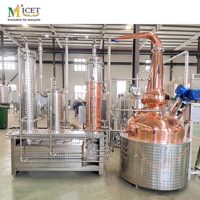 Alambic de distillation Leno Price Stiller en cuivre pour whisky, gin, vodka, avec colonne de reflux, équipement de distillerie de spiritueux