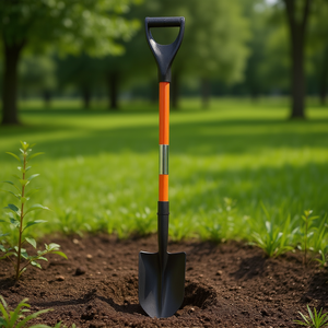 Pelle à tranchée de 56 pouces avec manche en fibre de verre, poignée antidérapante, outil de jardinage pour le creusement et la plantation - Product Image 2