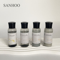SANHOO Shampoing et revitalisant jetables en gros pour hôtel, mini shampoing et revitalisant pour salle de bain, ensemble d'articles de toilette d'hôtel de luxe