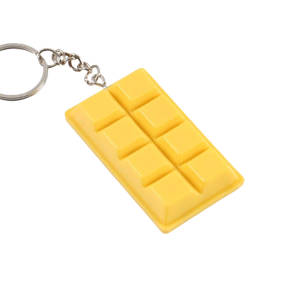 <span class=keywords><strong>Porte</strong></span>-clés PVC léger et créatif en forme de chocolat simulé, idéal pour les cadeaux promotionnels – Nouveauté 2026, Vente Flash - Product Image 6