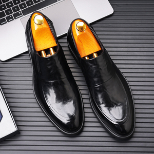 Chaussures habillées décontractées pour hommes en cuir de vachette de haute qualité, souples et confortables, style Oxford pour le bureau et les occasions formelles - Product Image 5
