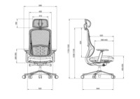 Chaise de bureau mi-dossier Vaseat S3-BM, excellent confort, chaise d'appoint en velours pour salles d'attente, vente en gros contemporaine pour bureaux