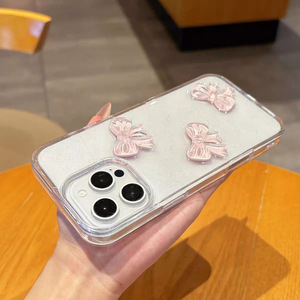 Resina epoxi en polvo estilo INS con diseño de mariposa, adecuada para fundas transparentes a prueba de golpes para iPhone 17/16/15/14/13/12 - Product Image 2