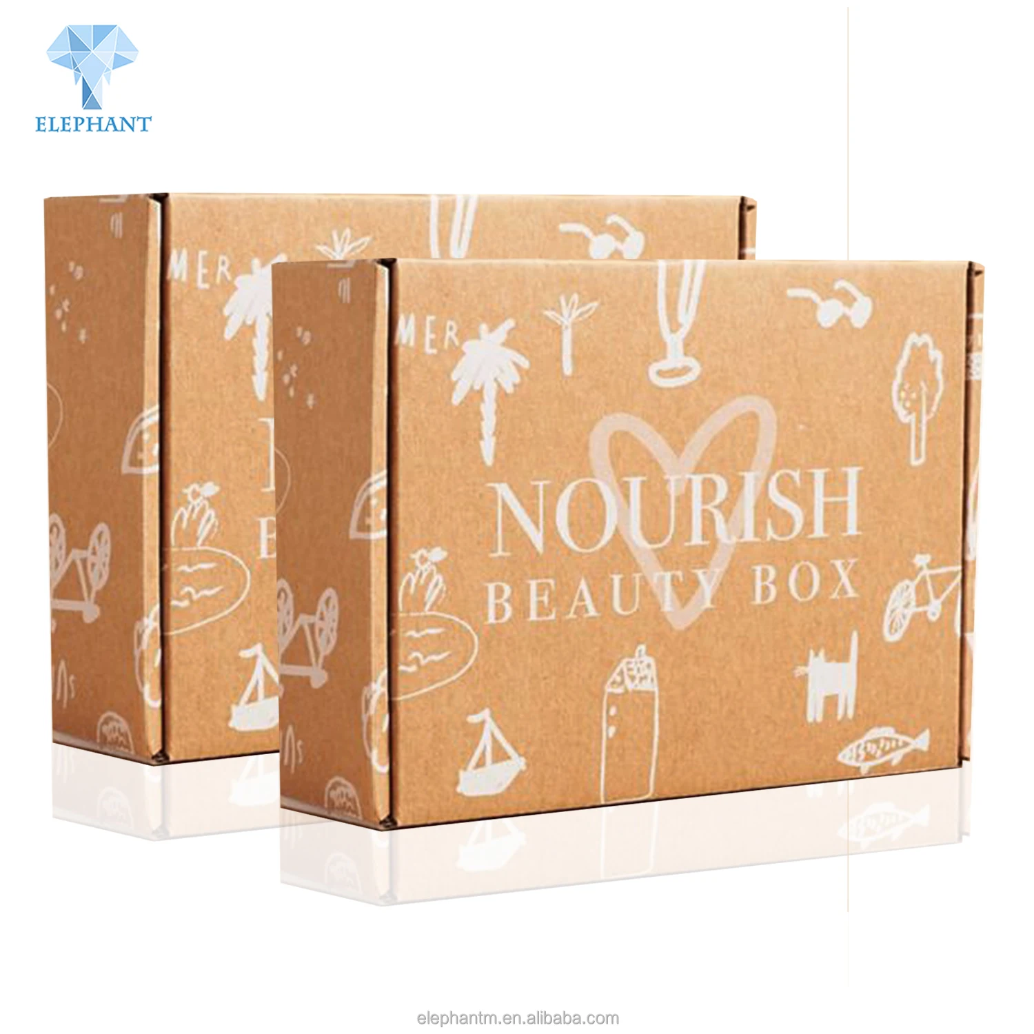 Cosmetics Packaging Wholesale Kraft Paper Boxes Eco Friendly Paper Box Packaging