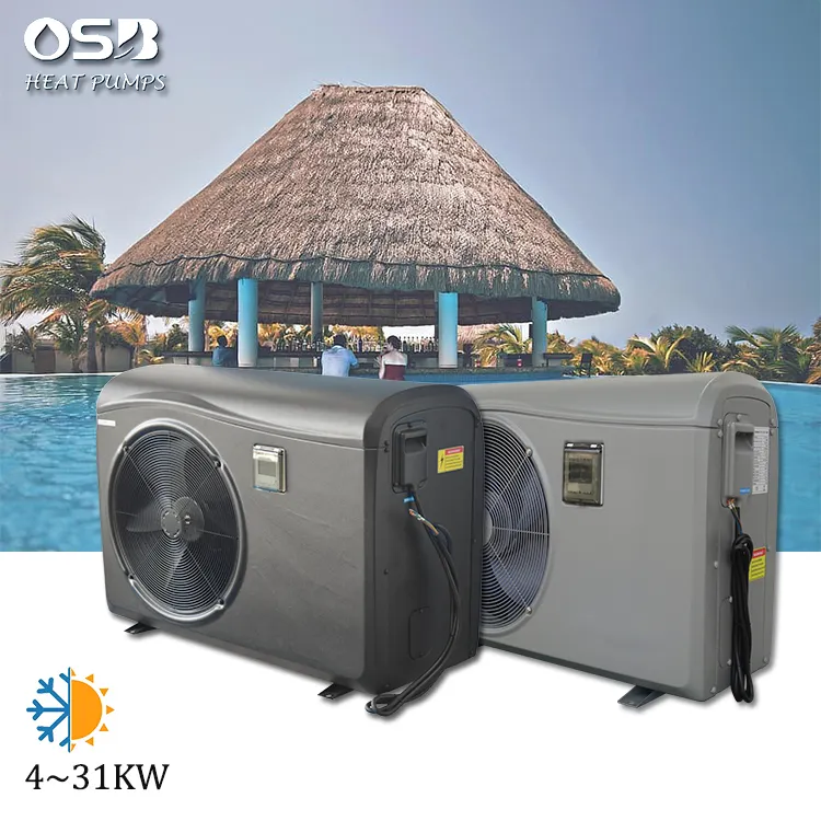 3.6-31Kw 50Hz 60Hz Portable Kolam Renang Pemanas Heat Pump 110V 220V Pompa Pemanas Rayyakomudata Kolam Renang untuk Kolam Renang