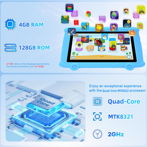Tableta Educativa Económica de 7 Pulgadas <span class=keywords><strong>para</strong></span> Niños, 4GB+128GB, Android 14, Wifi, Tableta Infantil <span class=keywords><strong>para</strong></span> el Aprendizaje - Product Image 4