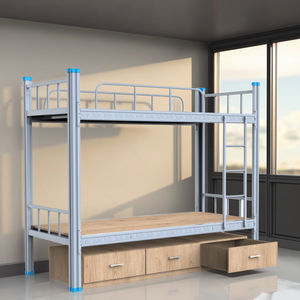 Bestseller Stapelbedden Kinderen Met Opslag Comfortabel Goed Stapelbed Met Trap Voor School Slaapzaal - Product Image 6