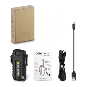 Logo personalizzato sigaretta fumo torcia elettrica progettata IP56 stufa utilizzare accendini ricaricabili ad arco Usb impermeabili - Product Image 6