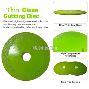 Disco Diamantato Ultra Sottile 125mm, Lame da Taglio per <span class=keywords><strong>Piastrelle</strong></span> 100mm, Disco da Taglio per Vetro 115mm - Product Image 2