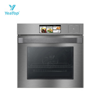 Horno Eléctrico de Gran Capacidad de 66L con Control Digital, Horno de Vapor Integrado Dos en Uno y Máquina para Hornear al Vapor