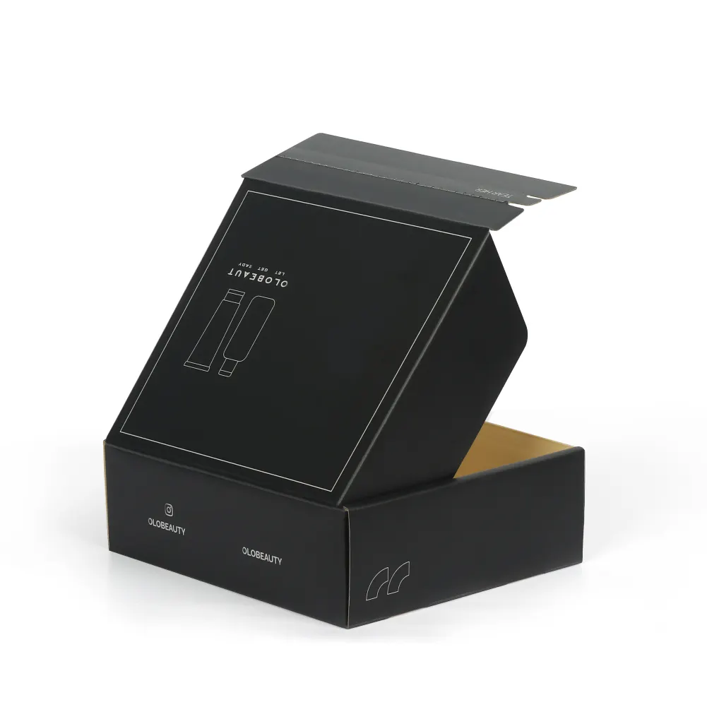 großhandel hochwertige kosmetische wellpappeverpackung mit kundendefiniertem logo versandbox versandbox