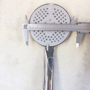 Pommeau de douche rond 5009 plaqué anti-corrosion, massant, effet pluie, portable - Product Image 1