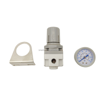 Régulateur de pression d'air manuel de haute qualité (réducteur de pression) pour outils pneumatiques dentaires avec manomètre