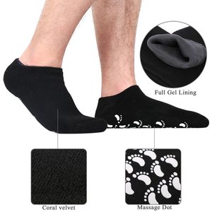 Chaussettes hydratantes <span class=keywords><strong>pour</strong></span> semelles, gel <span class=keywords><strong>pour</strong></span> talons, chaussettes de spa <span class=keywords><strong>pour</strong></span> réparer et adoucir les peaux sèches et gercées des <span class=keywords><strong>pieds</strong></span> - Product Image 4