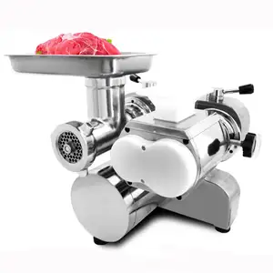 Commercial Chinese Small Electric Meat Mincer Grinder Slicer And Tube Sausage Stuffer Maker Making Machine