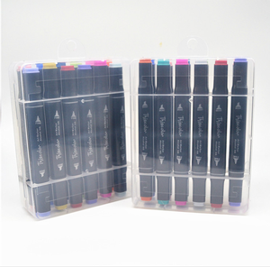 Rotuladores oleosos de alcohol de doble cabeza populares, 12 en caja, marcadores de diseño arquitectónico pintados a mano, marcadores de dibujo para estudiantes - Product Image 2