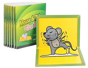 Vente chaude Rat Colle Carton Conseil PIÈGES Souris Tueur Carton Emballage Collant Papier Conseil Souris Colle Piège
