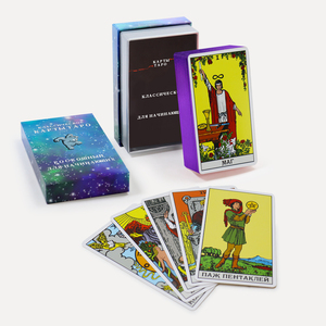 De alta calidad de plata al por mayor de los bordes de la luna llena Ángel tarjetas <span class=keywords><strong>tarot</strong></span> Impresión de tarjetas con libro - Product Image 4