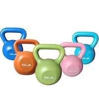 5lb 10lb 15lb 20lb पीपी रंगीन Kettlebell