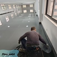 Peinture époxy liquide effet marbre autolissante, résistante à l'usure et imperméable pour salle de bain, cuisine, salle d'exposition