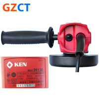 Meuleuse d'angle électrique KEN 9913B Chine 670W Meuleuse d'angle haute puissance 100MM Grande machine de polissage/coupe Meuleuse d'angle