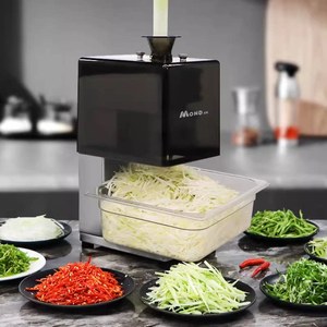 Máquina Cortadora y Trituradora de Vegetales Eléctrica Industrial Comercial <span class=keywords><strong>para</strong></span> Picar Fino <span class=keywords><strong>Ajos</strong></span>, Chiles, Apio y Cebollines - Product Image 2