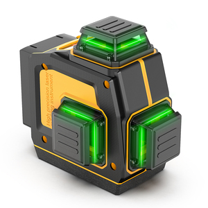 Huepar SV-Y03CG 3D 12 dòng <span class=keywords><strong>laser</strong></span> cấp ánh sáng màu xanh lá cây chéo dòng 360 độ tự san lấp mặt bằng điều khiển từ xa máy - Product Image 1