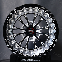Jantes AX Forged Drag Beadlock 18x9.5 17x9 17x10 Finition personnalisée en alliage d'aluminium 6x139.7 6x135 pour Chevrolet Silverado Ford F150