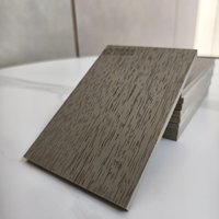 Matériau de construction écologique en PVC à grain de bois pour mur intérieur, panneau en fibrociment