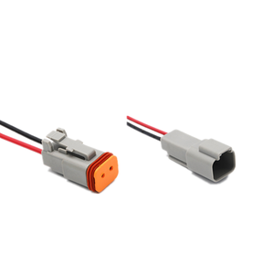 Deutsch su geçirmez elektrik teli konnektör fiş kiti DT <span class=keywords><strong>2</strong></span> <span class=keywords><strong>3</strong></span> 4 6 8 12 Pin elektronik kablo demeti uygulamaları için - Product Image 6