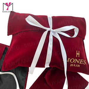 Bolsa de terciopelo de lujo MUYANG 2026, gran venta, con cinta personalizable en varios colores - Product Image 5