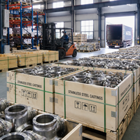 Composants de raccords de tuyauterie en acier inoxydable 304L 316L moulés par investissement, électro-polis, pour l'industrie des boissons et des équipements sanitaires