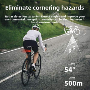 TOSUOD Lumière de vélo <span class=keywords><strong>Radar</strong></span> Feu arrière Capteur intelligent Lumière de nuit pour vélo de <span class=keywords><strong>route</strong></span> et VTT - Product Image 5