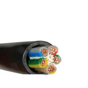 NYY Cable Wire YJV XLPE Insulated 50MM2 Copper Wire 2 3 4 5 Core Low Voltage Power Flexible Cable