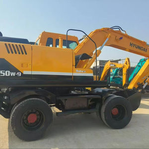 รถขุดล้อยางฮุนได 210W-9 มือสองคุณภาพสูง ปี 2021 เครื่องยนต์คัมมินส์ เกียร์บ็อกซ์สมบูรณ์ ประสิทธิภาพดี ราคาถูก ขายมือสอง - Product Image 1