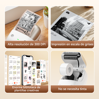 Imprimante d'étiquettes thermique portable intelligente Niimbot B2pro, machine à étiquettes autocollantes multifonction, imprimante photo