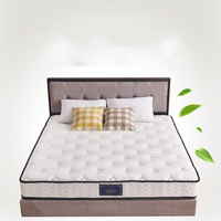 Colchón Híbrido Euro Queen/King Size con Muelles Ensacados y Espuma Viscoelástica, Hipoalergénico, Duradero, 20cm de Grosor, Moderno