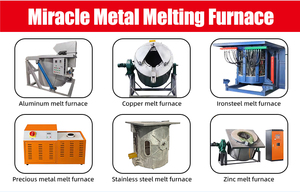 Horno de Inducción Industrial de Metal de Primera Calidad para Fundir Aluminio, Cobre, Hierro y Acero, Capacidad de 10 kg a 50 toneladas, hasta 2300 °C - Product Image 2